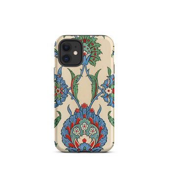 La Decoration Arabe 51 - Emile Prisse D’avennes Art Iphone Case, 12 Mini / Matte, Floral Patterned Phone Case