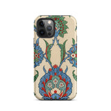 La Decoration Arabe 51 - Emile Prisse D’avennes Art Iphone Case, 12 Pro / Matte, Floral Patterned Phone Case