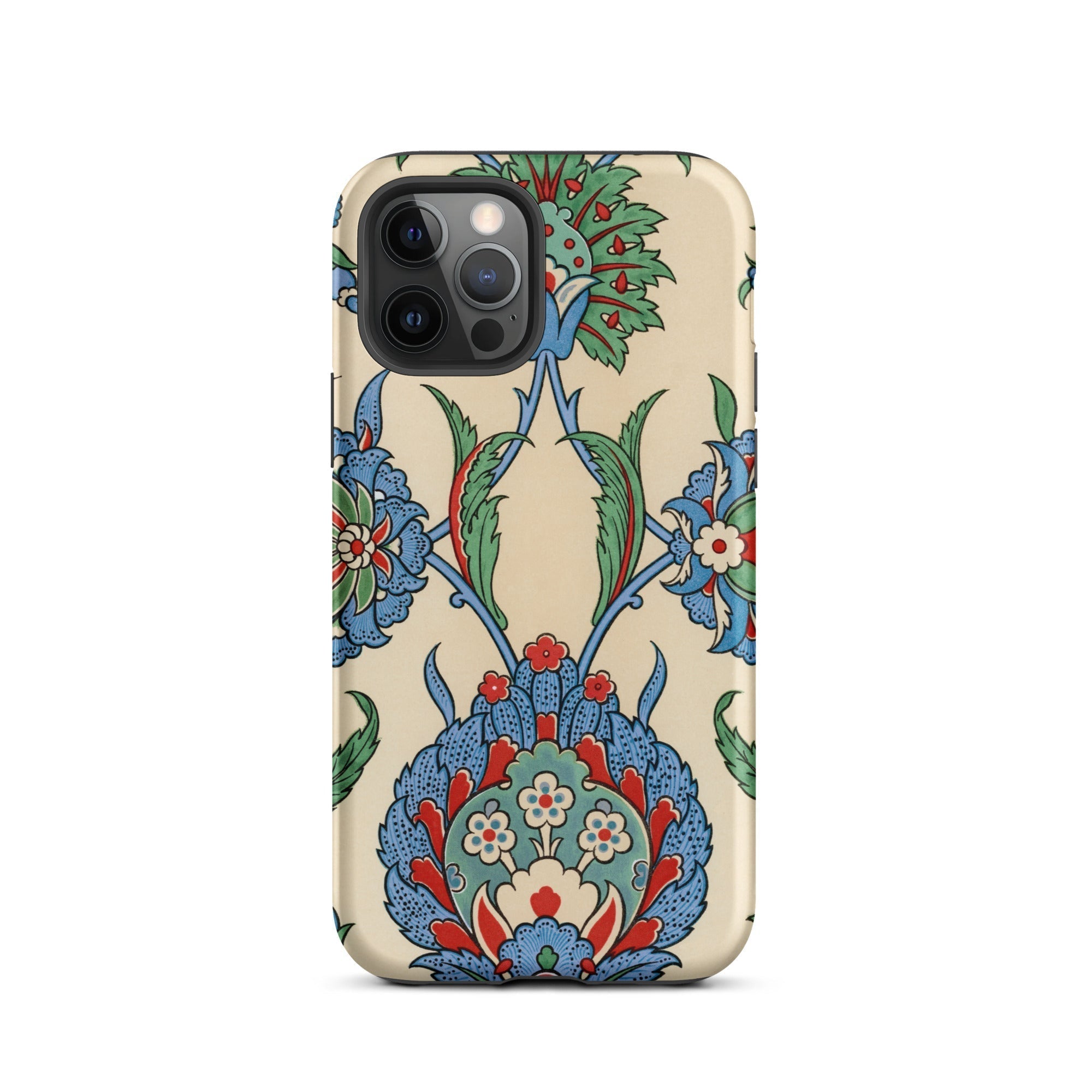 La Decoration Arabe 51 Emile Prisse D’avennes Art Iphone Case, 12 Pro / Matte, Floral Patterned Phone Case