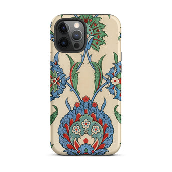 La Decoration Arabe 51 - Emile Prisse D’avennes Art Iphone Case, 12 Pro Max / Matte, Floral Patterned Phone Case