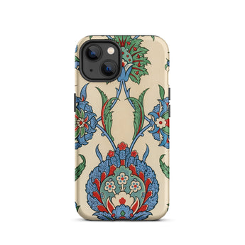La Decoration Arabe 51 - Emile Prisse D’avennes Art Iphone Case, 13 / Matte, Floral Patterned Phone Case
