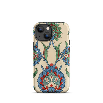 La Decoration Arabe 51 - Emile Prisse D’avennes Art Iphone Case, 13 Mini / Matte, Floral Patterned Phone Case
