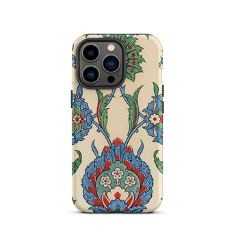 La Decoration Arabe 51 - Emile Prisse D’avennes Art Iphone Case, 13 Pro / Matte, Floral Patterned Phone Case