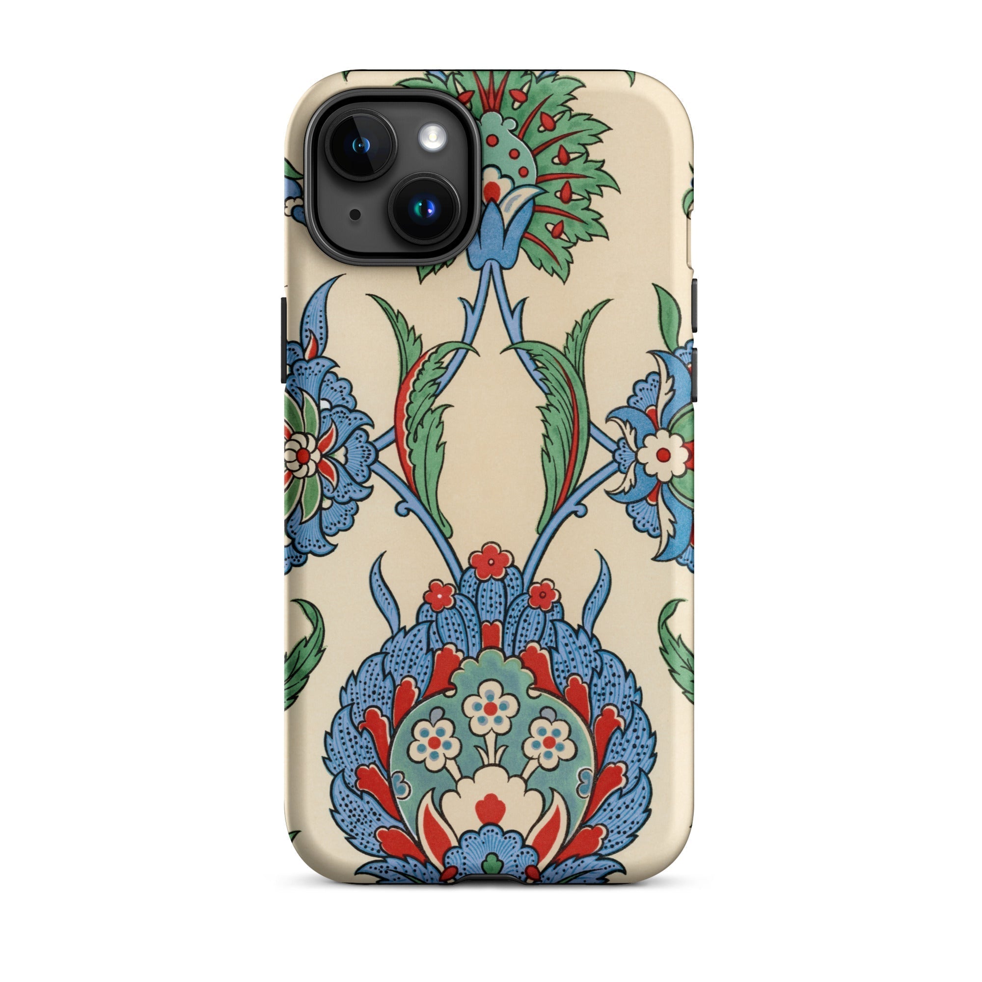La Decoration Arabe 51 Emile Prisse D’avennes Art Iphone Case, 15 Plus / Matte, Floral Patterned Phone Case
