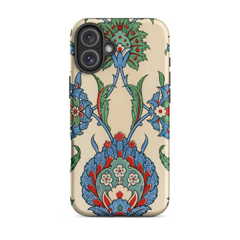 La Decoration Arabe 51 - Emile Prisse D’avennes Art Iphone Case, 16 Plus / Matte, Floral Patterned Phone Case