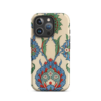 La Decoration Arabe 51 - Emile Prisse D’avennes Art Iphone Case, 16 Pro / Matte, Floral Patterned Phone Case