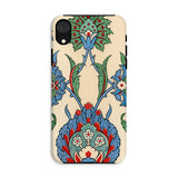 La Decoration Arabe 51 - Emile Prisse D’avennes Art Iphone Case, Xr / Matte, Decorative Phone Case Colorful Floral Botanical Pattern Vintage