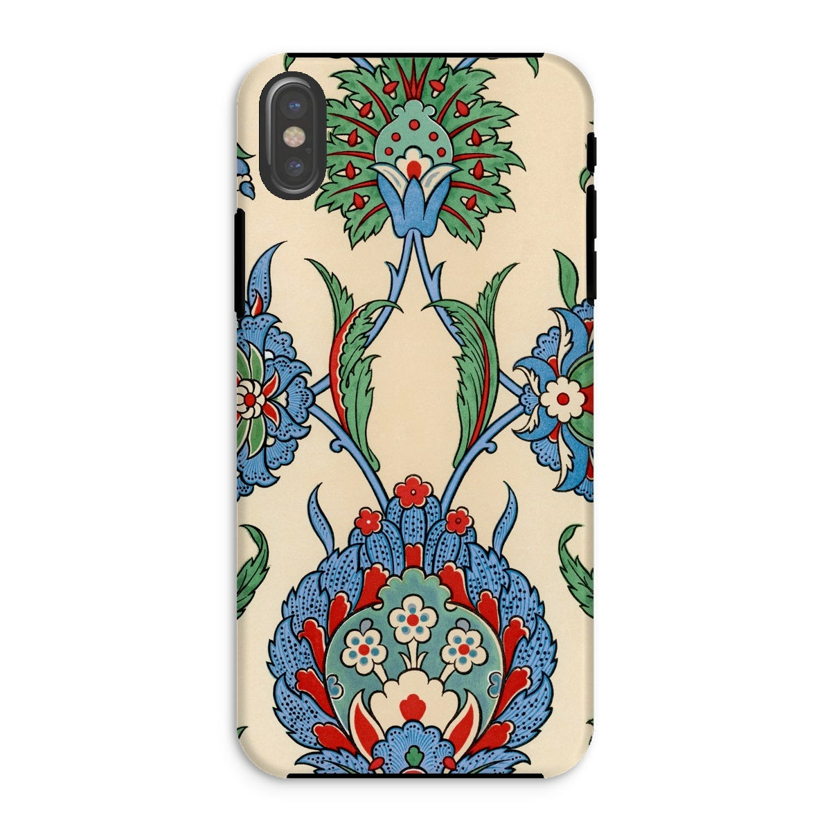 La Decoration Arabe 51 Emile Prisse D’avennes Art Iphone Case, Xs / Matte, Decorative Phone Case Colorful Floral Ottoman Style Pattern