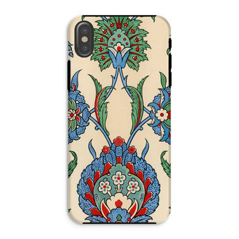 La Decoration Arabe 51 - Emile Prisse D’avennes Art Iphone Case, Xs / Matte, Decorative Phone Case Colorful Floral Ottoman-style Pattern