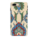 La Decoration Arabe 51 - Emile Prisse D’avennes Art Phone Case Iphone 8 Plus / Matte Decorative Phone Case Ornate Floral Pattern Blue Green