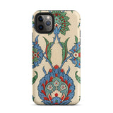 La Decoration Arabe 51 - Emile Prisse D’avennes Art Phone Case Iphone 11 Pro Max / Matte Floral Patterned Phone Case émile Prisse