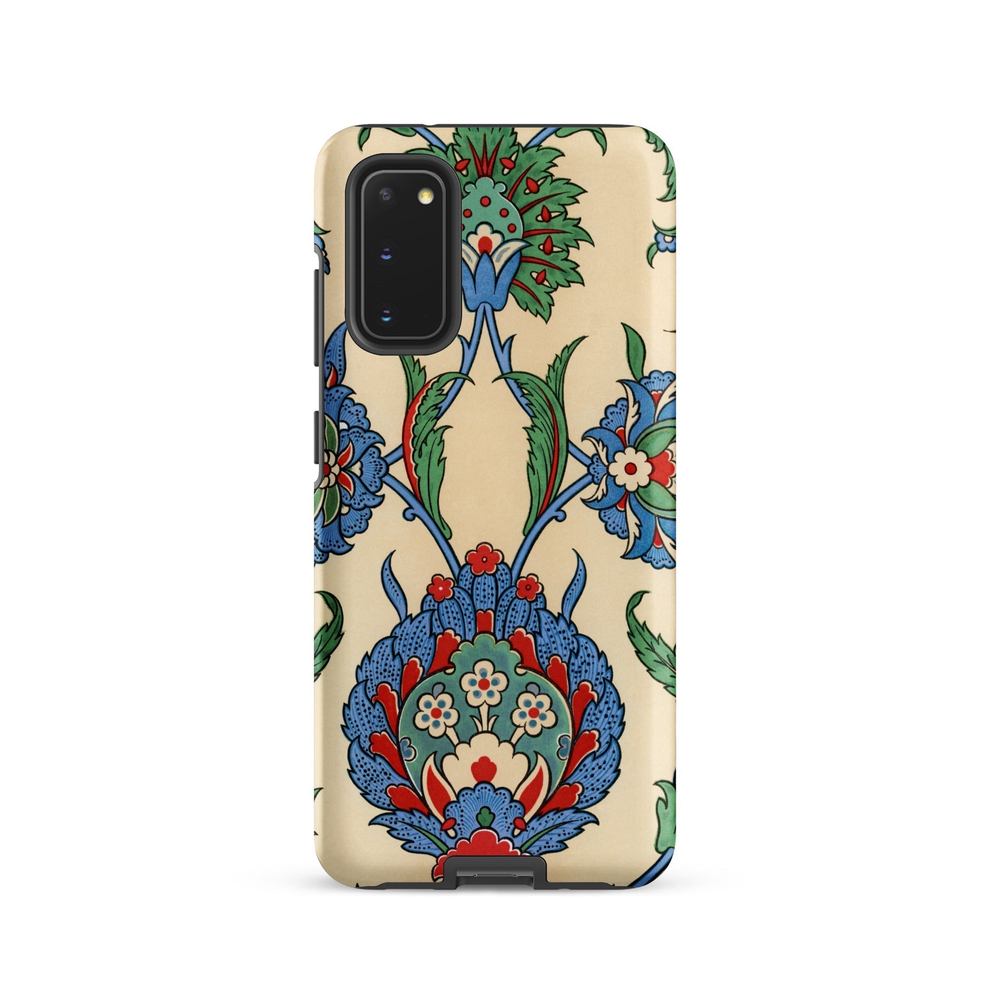 La Decoration Arabe 51 Emile Prisse D’avennes Art Samsung Case, Galaxy S20 / Matte, Protective Phone Case Intricate Blue Red Green Floral