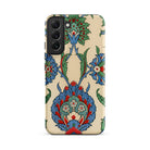 La Decoration Arabe 51 Emile Prisse D’avennes Art Samsung Case, Galaxy S22 Plus / Matte, Phone Case Cream Background Colorful Floral Pattern
