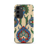 La Decoration Arabe 51 - Emile Prisse D’avennes Art Samsung Case, Galaxy S23 Plus / Matte, Smartphone Case Colorful Floral Leaf Pattern