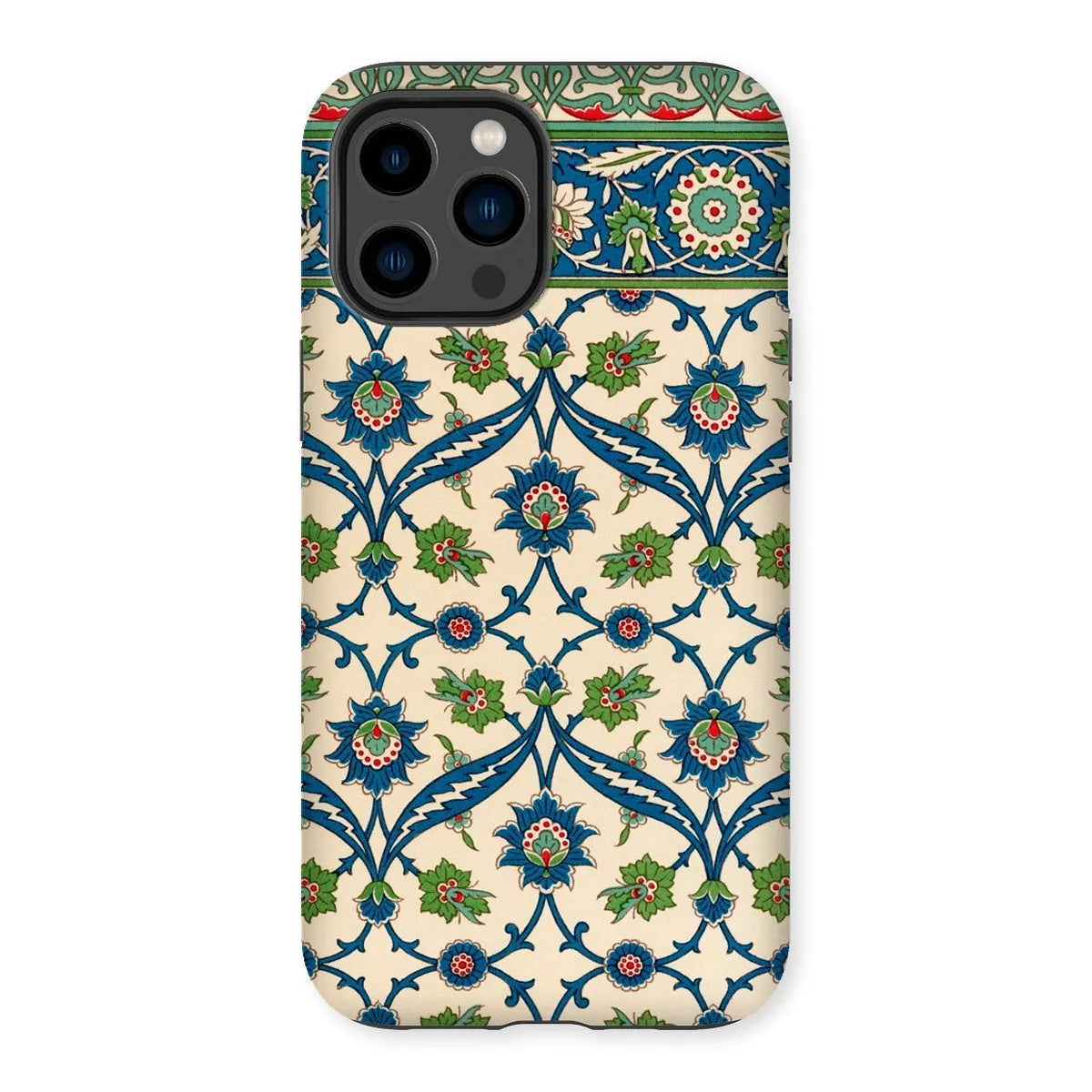 La Decoration Arabe 52 Art Phone Case - Emile Prisse D’avennes - Iphone Xr / Matte - Mobile Phone Cases - Aesthetic Art