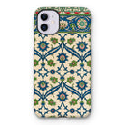 La Decoration Arabe 52 - Emile Prisse D’avennes Iphone Case, 11 / Matte, Decorative Iphone Case Intricate Floral Geometric Pattern Blue