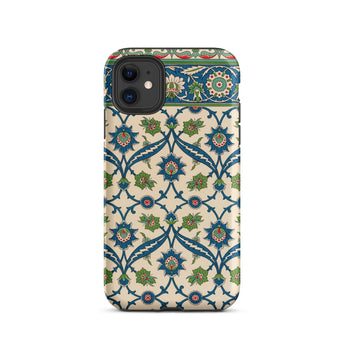 La Decoration Arabe 52 - Emile Prisse D’avennes Iphone Case, 11 / Matte, Floral Patterned Phone Case