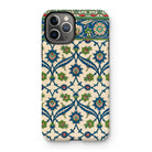 La Decoration Arabe 52 - Emile Prisse D’avennes Iphone Case, 11 Pro / Matte, Decorative Phone Case Intricate Floral Geometric Pattern Blue