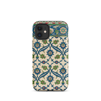 La Decoration Arabe 52 - Emile Prisse D’avennes Iphone Case, 12 Mini / Matte, Floral Patterned Phone Case