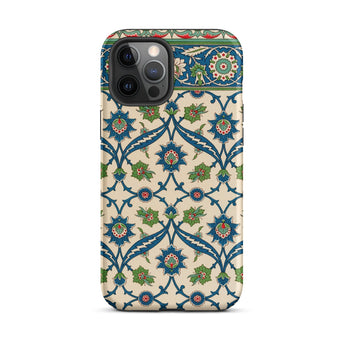 La Decoration Arabe 52 - Emile Prisse D’avennes Iphone Case, 12 Pro Max / Matte, Floral Patterned Phone Case