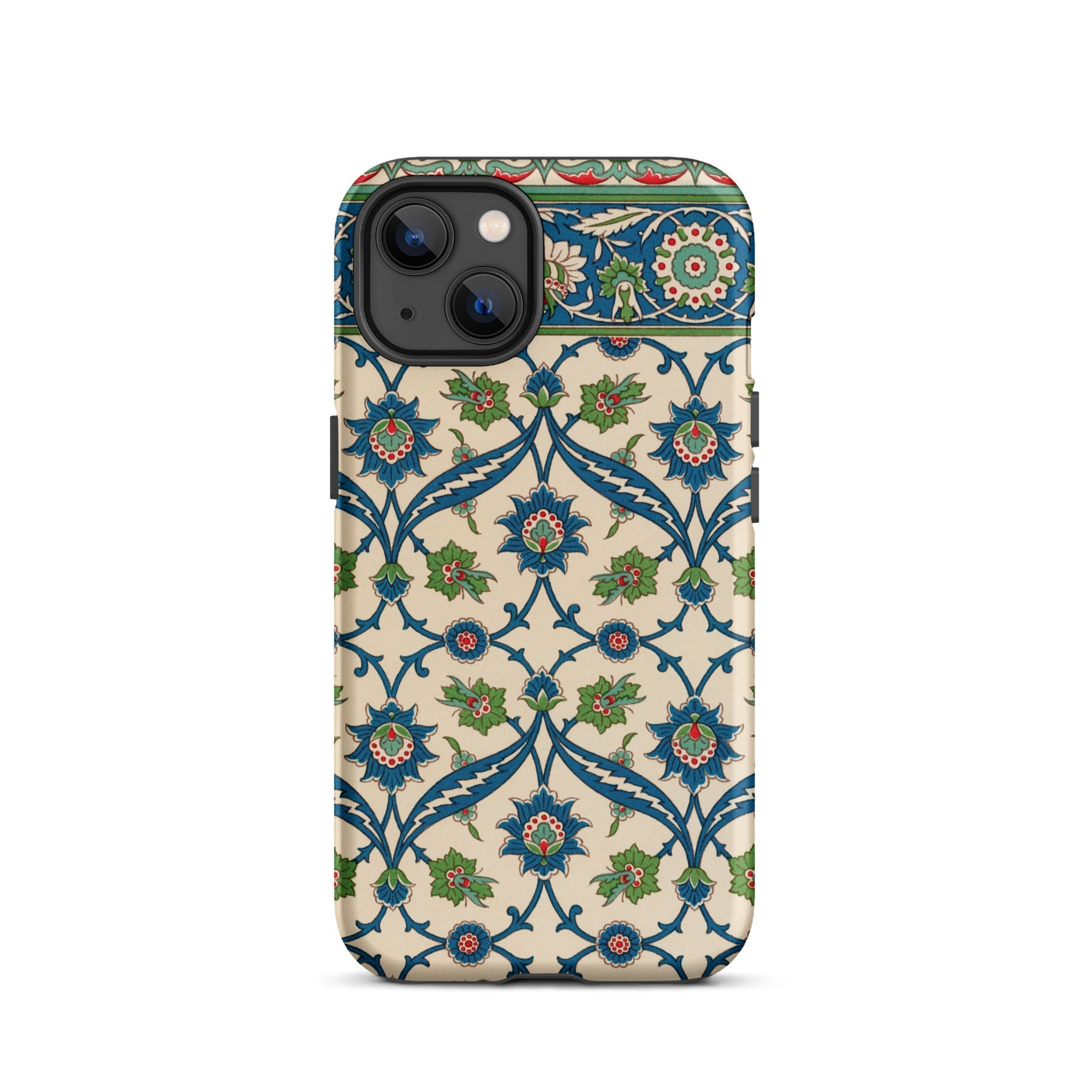 La Decoration Arabe 52 Emile Prisse D’avennes Iphone Case, 13 / Matte, Floral Patterned Phone Case
