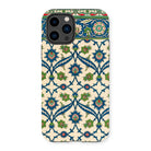 La Decoration Arabe 52 - Emile Prisse D’avennes Iphone Case, 14 Pro / Matte, Decorative Phone Case Intricate Floral Geometric Pattern Blue