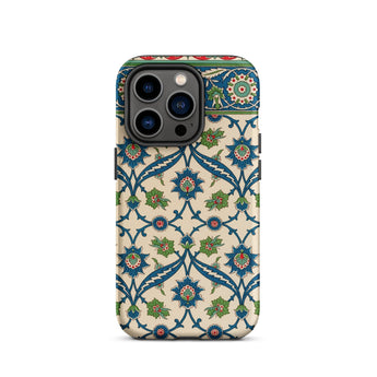 La Decoration Arabe 52 - Emile Prisse D’avennes Iphone Case, 14 Pro / Matte, Floral Patterned Phone Case