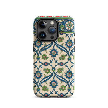 La Decoration Arabe 52 - Emile Prisse D’avennes Iphone Case, 15 Pro / Matte, Floral Patterned Phone Case