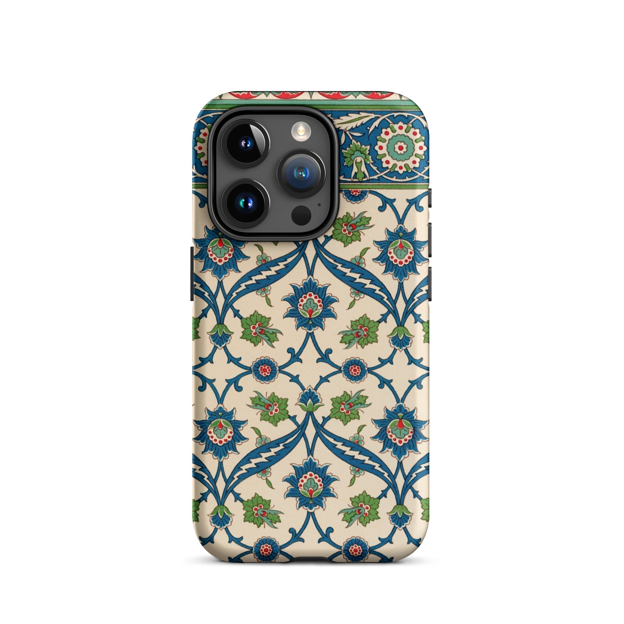 La Decoration Arabe 52 - Emile Prisse D’avennes Iphone Case, 15 Pro / Tough Phone, Floral Patterned Phone Case