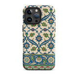 La Decoration Arabe 52 - Emile Prisse D’avennes Phone Case Iphone 15 Pro Max / Matte Beige Phone Case Adorned Intricate Blue Green Red