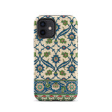 La Decoration Arabe 52 - Emile Prisse D’avennes Phone Case Iphone 12 / Matte Beige Phone Case Intricate Blue Green Red Floral émile Prisse