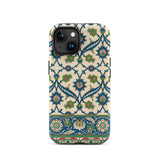 La Decoration Arabe 52 - Emile Prisse D’avennes Phone Case Iphone 15 / Matte Decorative Phone Case Intricate Blue Green Red Floral émile