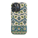 La Decoration Arabe 52 - Emile Prisse D’avennes Phone Case Iphone 16 Pro Max / Matte Beige Intricate Blue Green Red Floral émile, Islamic