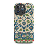 La Decoration Arabe 52 - Emile Prisse D’avennes Phone Case Iphone 16 Pro Max / Matte Beige Phone Case Intricate Blue Green Red Floral émile