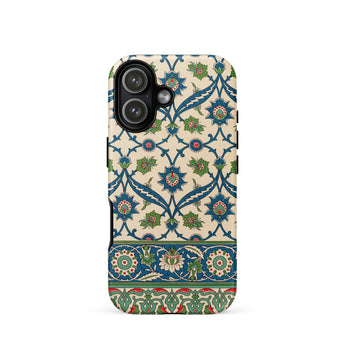 La Decoration Arabe 52 - Emile Prisse D’avennes Phone Case Iphone 17 / Matte Cream-colored Phone Case Intricate Floral Geometric Patterns