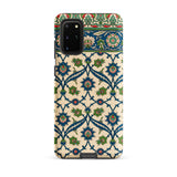 La Decoration Arabe 52 - Emile Prisse D’avennes Phone Case Samsung Galaxy S20 Plus / Matte Intricate Vintage-inspired Tile Pattern Blue