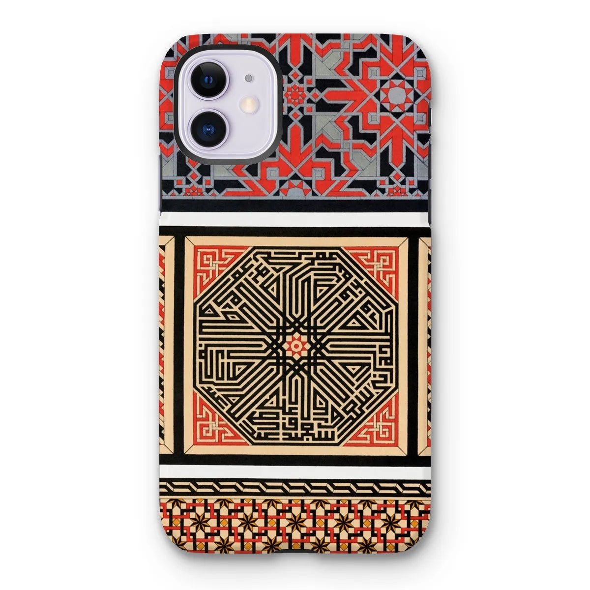 La Decoration Arabe 80 Art Phone Case - Emile Prisse D’avennes - Iphone 11 / Matte - Mobile Phone Cases - Aesthetic Art