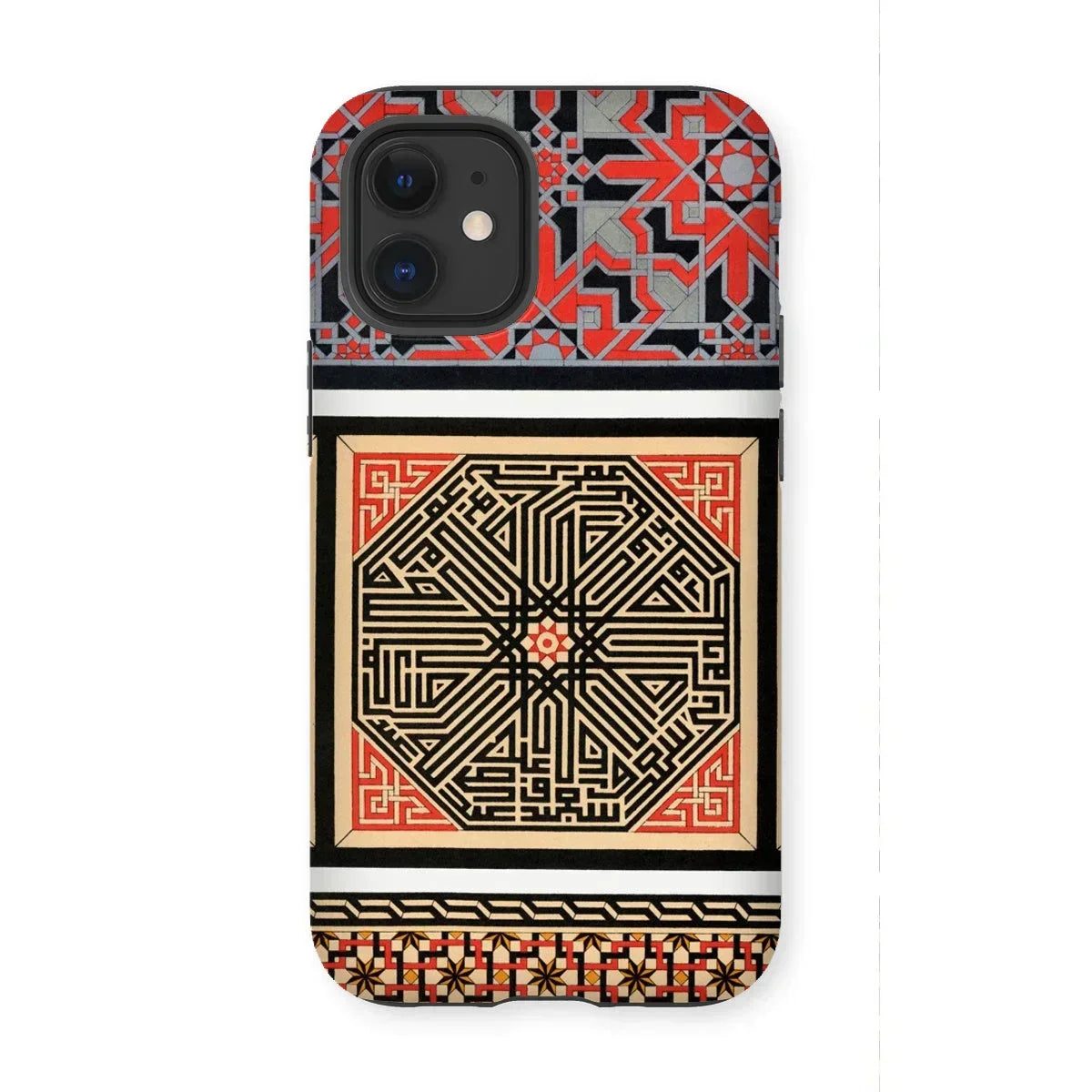 La Decoration Arabe 80 - Emile Prisse D’avennes Art Iphone Case, 12 Mini / Matte, Decorative Phone Case Intricate Islamic Geometric