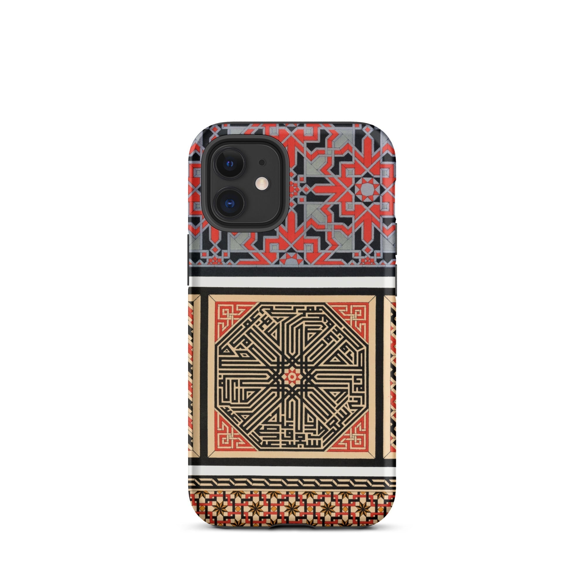 La Decoration Arabe 80 Emile Prisse D’avennes Art Iphone Case, 12 Mini / Matte, Ornate Patterned Phone Case