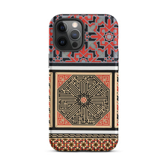 La Decoration Arabe 80 - Emile Prisse D’avennes Art Iphone Case, 12 Pro Max / Matte, Patterned Smartphone Case