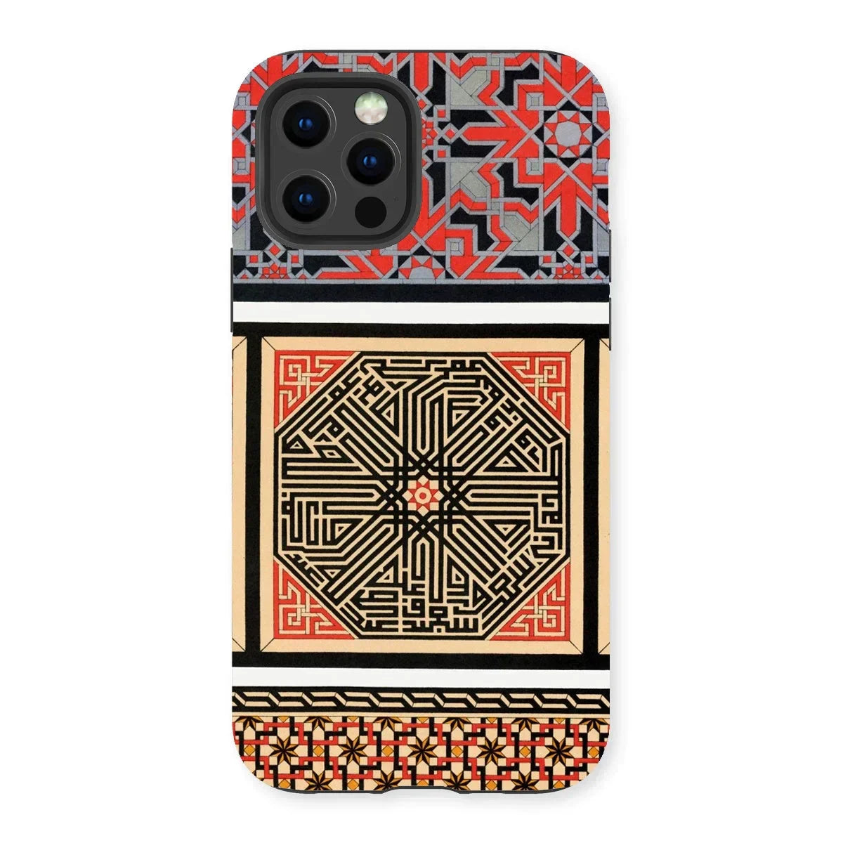 La Decoration Arabe 80 - Emile Prisse D’avennes Art Iphone Case, 13 Pro / Matte, Decorative Phone Case Intricate Islamic-inspired Geometric