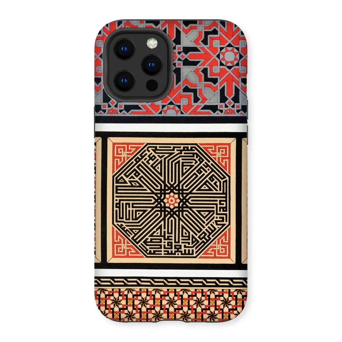La Decoration Arabe 80 - Emile Prisse D’avennes Art Iphone Case, 13 Pro Max / Matte, Decorative Phone Case Intricate Geometric