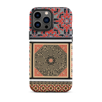 La Decoration Arabe 80 - Emile Prisse D’avennes Art Iphone Case, 13 Pro Max / Matte, Ornate Patterned Phone Case