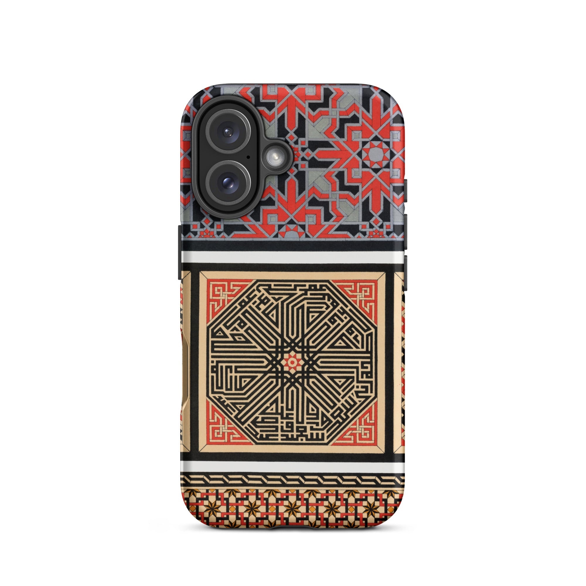 La Decoration Arabe 80 - Emile Prisse D’avennes Art Iphone Case, 16 / Matte, Ornate Patterned Phone Case