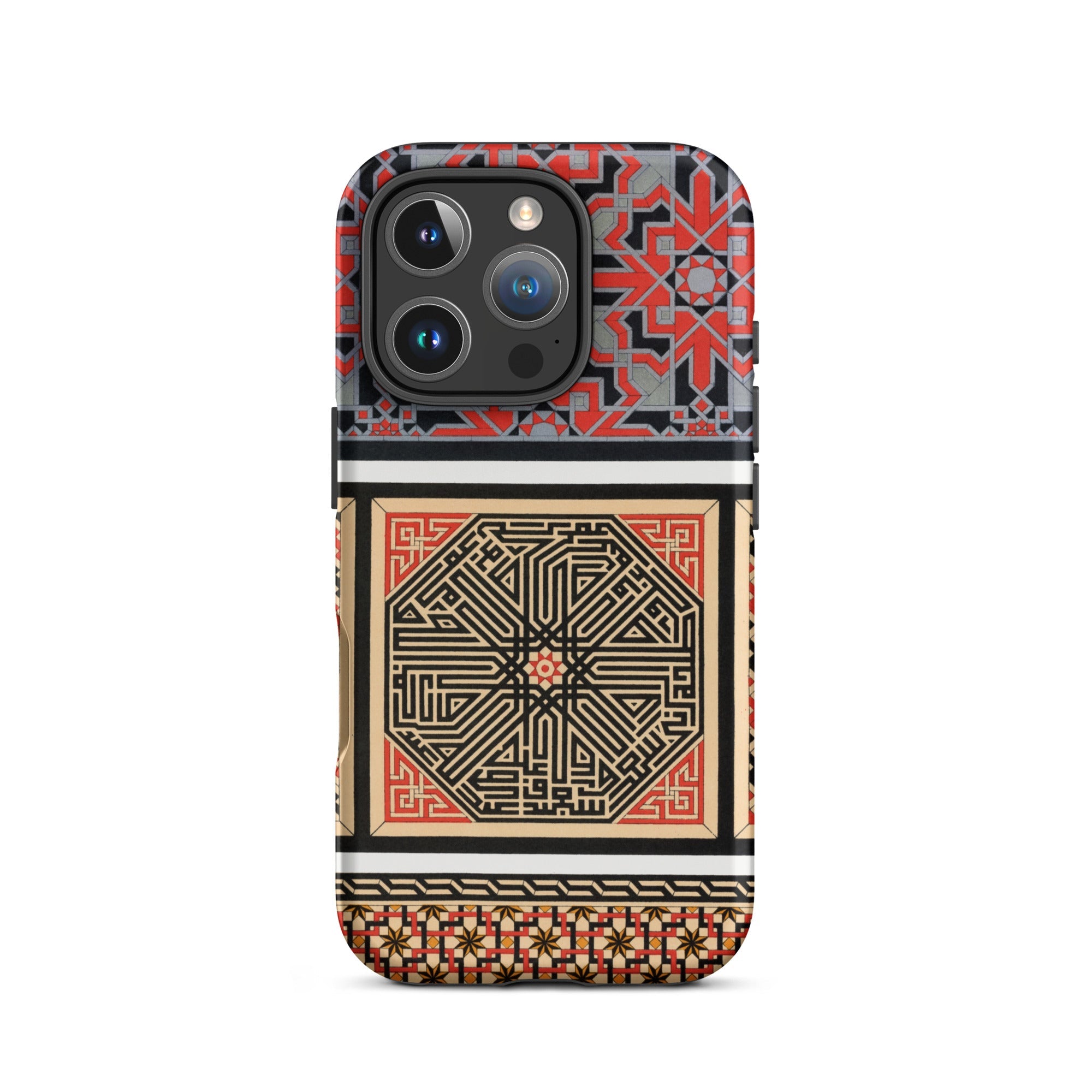 La Decoration Arabe 80 - Emile Prisse D’avennes Art Iphone Case, 16 Pro / Matte, Ornate Patterned Phone Case