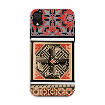 La Decoration Arabe 80 - Emile Prisse D’avennes Art Iphone Case, Xr / Matte, Decorative Phone Case Intricate Geometric Islamic-inspired