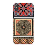 La Decoration Arabe 80 - Emile Prisse D’avennes Art Iphone Case, Xs / Matte, Decorative Phone Case Intricate Islamic Geometric Patterns Red