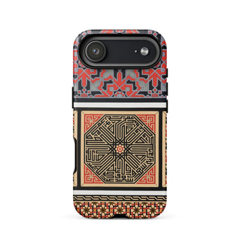 La Decoration Arabe 80 - Emile Prisse D’avennes Art Phone Case Iphone 17 Air / Matte Black Gold Geometric Patterned Phone Case Floral