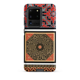 La Decoration Arabe 80 - Emile Prisse D’avennes Art Phone Case Samsung Galaxy S20 Ultra / Matte Red Black Gold Geometric-patterned Phone