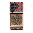 La Decoration Arabe 80 - Emile Prisse D’avennes Art Samsung Case, Galaxy S25 Ultra / Matte, Smartphone Case Red Black Gold Geometric